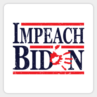 Vintage Impeach Biden Sticker